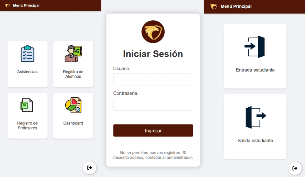Pantalla de inicio de sesión de aplicación móvil segura