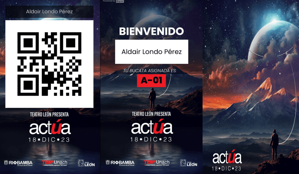 Software personalizado para eventos como TEDx